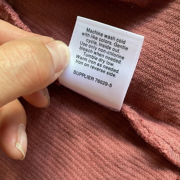 NWT St. John's Bay Corduroy Jacket in Rose Medium - Picture 11 of 11